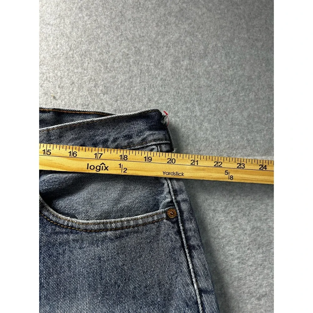 Levis 505 Mens Jeans 38x30 Blue Denim Straight Leg‎ Regular Fit Classic